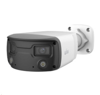 Uniview IPC2K24SE-ADF40KMC-WL-I0, mací čip 1/2.9" CMOS, objektiv 4mm, úhel 160°, při rozlišení 3840x1080 (4MPx = 2+2MPX)