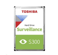 TOSHIBA HDD S300 PRO Surveillance (CMR) 8TB, SATA III, 7200 rpm, 256MB cache, 3,5", BULK