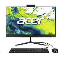 ACER PC AiO Aspire C24-2G_UUBR57430U_65W,R5 7430U,23.8"FHD,8GB,512GB SSD,UHD,W11P,Black