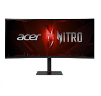 ACER LCD Nitro XV345CURX,34" Curved VA LED WQHD,240Hz,1ms,300nits,Audio,Repro,Vesa,HDMI,DP,Black