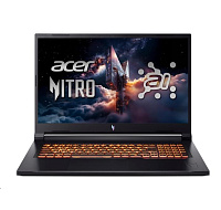 ACER NTB Nitro V 17 AI (ANV17-41-R1YM),Ryzen 7 260,17.3"FHD,16GB,512GB SSD,RTX 5050,Linux,Black