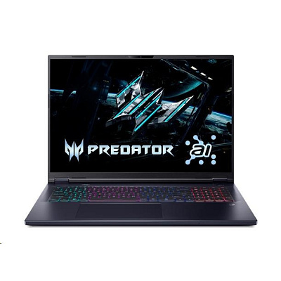 ACER NTB Predator Helios Neo 18 AI (PHN18-72-97RV),Ultra 9 275HX,18"WQXGA,32GB,1TB SSD,RTX 5060,Linux,Black