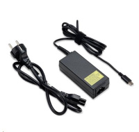 ACER Adaptér power Adaptor Acer 100W USB TYPE-C ADAPTER, BLACK, EU POWER CORD - pro zařízení s AC adapterem Type-C