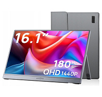 Arzopa Z3FC Portable Monitor 16.1" 180hz IPS 2K 1440P Metal Housing Přenosný monitor + pouzdro
