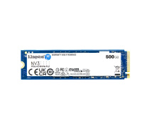 Kingston SSD 500GB NV3, M.2 2280, NVMe PCIe Gen4x4, (R: 5000MB/s; W: 3000MB/s)