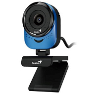 GENIUS webkamera FaceCam 1000X Q, 720p HD, USB, mikrofon, modrá