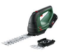 BOSCH AdvancedShear 18V-10, souprava akumulátorových nůžek na keře a na trávu, 18 V, délka 20 cm, akumulátor