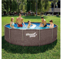 Bazén Planet Pool FRAME ratan - 305 x 91 cm