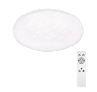 Solight LED stropní světlo Star, kulaté, 24W, 2400lm, dálkové ovládání, 37cm