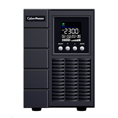 BAZAR - CyberPower Main Stream OnLine S UPS 1500VA/1350W, Tower, IEC C13 (2), SCHUKO (2) - Rozbaleno (Komplet)