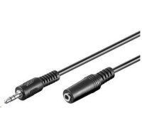 PREMIUMCORD Kabel audio 3,5mm Jack - Jack prodlužovací  3m (M/F, stereo)