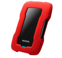 ADATA Externí HDD 1TB 2,5" USB 3.1 HD330, RED COLOR BOX, červený (gumový, nárazu odolný)