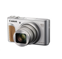 Canon PowerShot SX740 HS, 20.3Mpix, 40x zoom, WiFi, 4K video - stříbrný