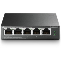 TP-Link switch TL-SG1005P (5xGbE, 4xPoE+, 65W, fanless)