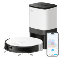 TP-Link Tapo RV20 Mop Plus robotický vysavač s mopem a stanicí (LiDAR, gyroskop, 2,4 GHz, BT)