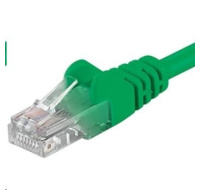 PREMIUMCORD Patch kabel UTP RJ45-RJ45 CAT5e 1.5m zelená