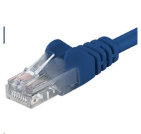 PREMIUMCORD Patch kabel UTP RJ45-RJ45 CAT5e 2m modrá