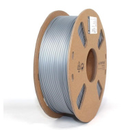 GEMBIRD Tisková struna (filament) PLA PLUS, 1,75mm, 1kg, stříbrná