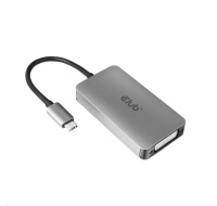 Club3D Adaptér aktivní USB Type C na DVI-I Dual Link, HDCP on