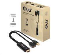 Club3D adaptér aktivní HDMI na DisplayPort 4K60Hz, M/F