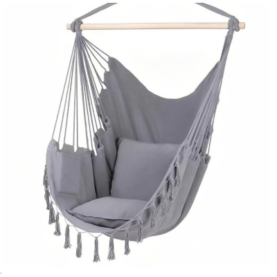 2Kids Toys Závěsné houpací křeslo šedé