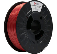 C-TECH Tisková struna (filament) PREMIUM LINE, Silk PLA, orientální červená, RAL3031, 1,75mm, 1kg