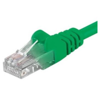 PremiumCord Patch kabel UTP RJ45-RJ45 CAT6 0.25m zelená