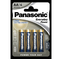 Panasonic Alkalická baterie LR6EPS/4BP Everyday Power (Blistr 4 ks)