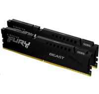 KINGSTON DIMM DDR5 16GB (Kit of 2) 5200MT/s CL40 FURY Beast Černá