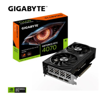 GIGABYTE VGA NVIDIA GeForce RTX 4070 WINDFORCE OC 12G V2, 12GB GDDR6, 3xDP, 1xHDMI