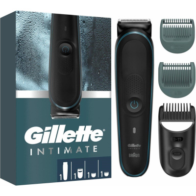 Gillette Intimate Trimmer i5 zastřihávač chlooupků, voděodolný, bezdrátový, šetrný k intimní pokožce