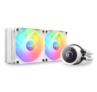 NZXT vodní chladič Kraken 240 RGB / 2x120mm fan / 4-pin PWM / LCD disp. / 6 let / bílá