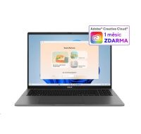 ASUS NTB Vivobook S16 (S3607CA-RP001W), Ultra 5 225H, 16" 1920 x 1200, 16GB, 512GB SSD, Intel, W11 Home, Gray