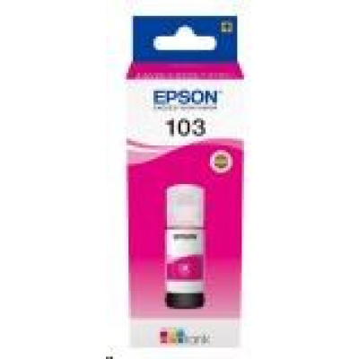 BAZAR - EPSON ink bar 103 EcoTank Magenta ink bottle - Poškozený obal (Komplet)