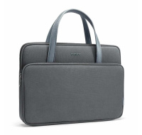 tomtoc Premium Briefcase – 14" MacBook Pro (2021), šedá