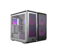 Cooler Master case MasterFrame 600 Mesh Black ARGB, Průhledná bočnice, ATX, 2x 200mm ARGB Fan, 1x 120mm ARGB Fan, Černá