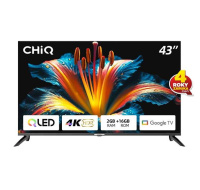 CHiQ U43QM8E TV 43", QLED, Google TV, Frameless, Dolby Audio, dbx-tv, nový design podstavce