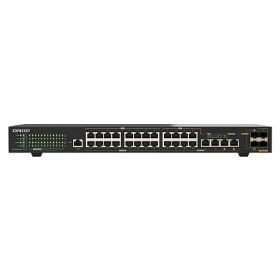 QNAP switch QSW-M2130P-2C2S26T (24x2,5GbE,2xSFP+,2x10GbE,2x10GbE/SFP+combo,14xPoE+,12xPoE++,375W)