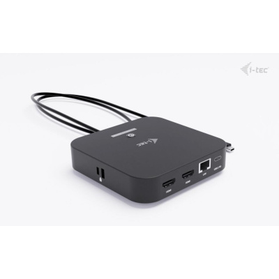 i-tec USB-C Dual HDMI Docking Station, Power Delivery 100W