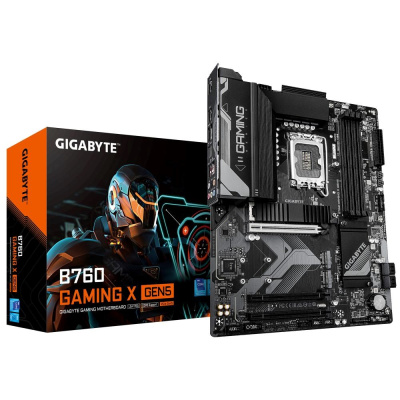 GIGABYTE MB Sc LGA1700 B760 GAMING X GEN5, Intel B760, 4xDDR5, 1xDP, 1xHDMI