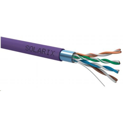BAZAR - Instalační kabel Solarix FTP, Cat5E, drát, LSOH, box 305m SXKD-5E-FTP-LSOH - poškozený obal