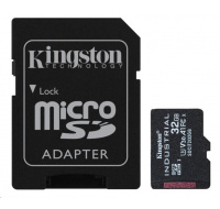 Kingston MicroSDHC karta 32GB Industrial C10 A1 pSLC Card + SD Adapter