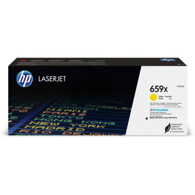 HP 659X  High Yield Yellow Original LaserJet Toner Cartridge (29,000 pages)