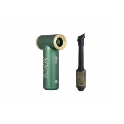 KiCA Jet Fan 2 ventilátor + nástavec na vysávání, zelená