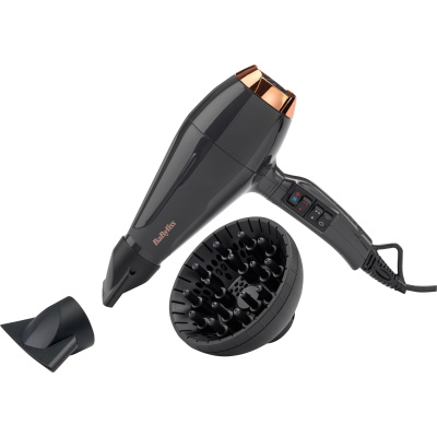 BaByliss Italian Air Pro 2200 6719DE fén na vlasy, 2200 W, 3 teploty a 2 rychlosti, ionizace, černá