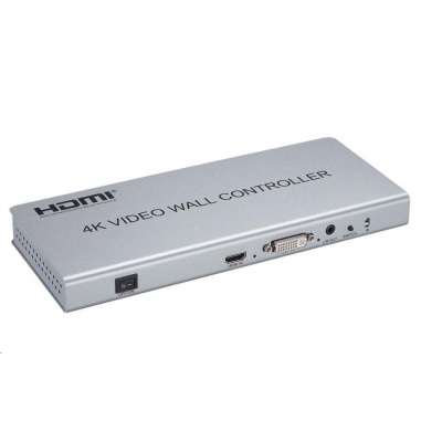 PREMIUMCORD HDMI 1 vstup - 4 výstupy, Video Wall controller