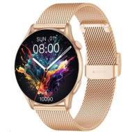 WG - Chytré hodinky WG AirFlex 2 Elegance, dámské, 2x řemínek, zlatá