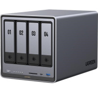 UGREEN NASync DXP4800 (4C/IntelN100/3,4GHz/8GBRAM/4xSATA/2xM.2/2x2,5GbE/2xUSB2.0/2xUSB3.2/1xUSB-C/HDMI/SD)