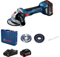 BOSCH GWS 180-LI, akumulátorová úhlová bruska, 11.000 ot/min, 125 mm, 2x akumulátor GBA 18V 4.0Ah