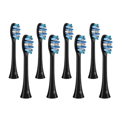 TrueLife SonicBrush Clean-series heads Whiten black 8 pack